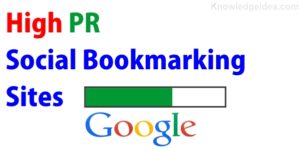 High PR Social Bookmarking Sites