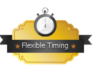 flexible timings