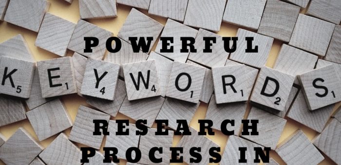 Powerful Keyword Research Process in 2018