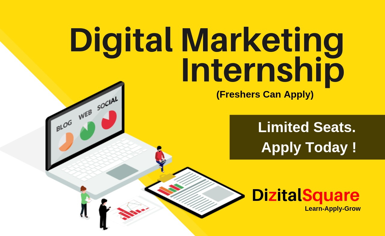 Digital Marketing Internship (Summer & Winter). Apply Now. | DizitalSquare