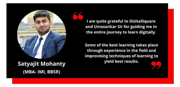 Testimonial from Satyajit pursuing his MBA with IMI, Bhubaneswar