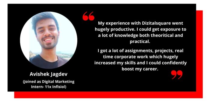 Testimonial from Avishek on Digital Marketing Course in Bhubaneswar