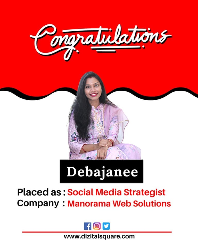Debajanee Placed as Digital Marketing Strategist