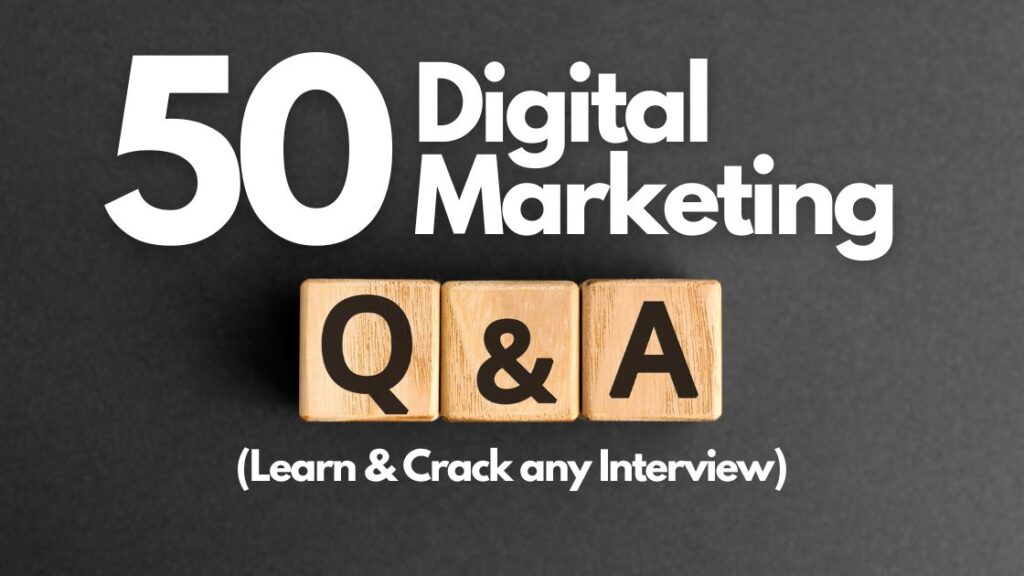 digital marketing interview questions and answers 