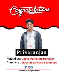 Priyaranjan placement