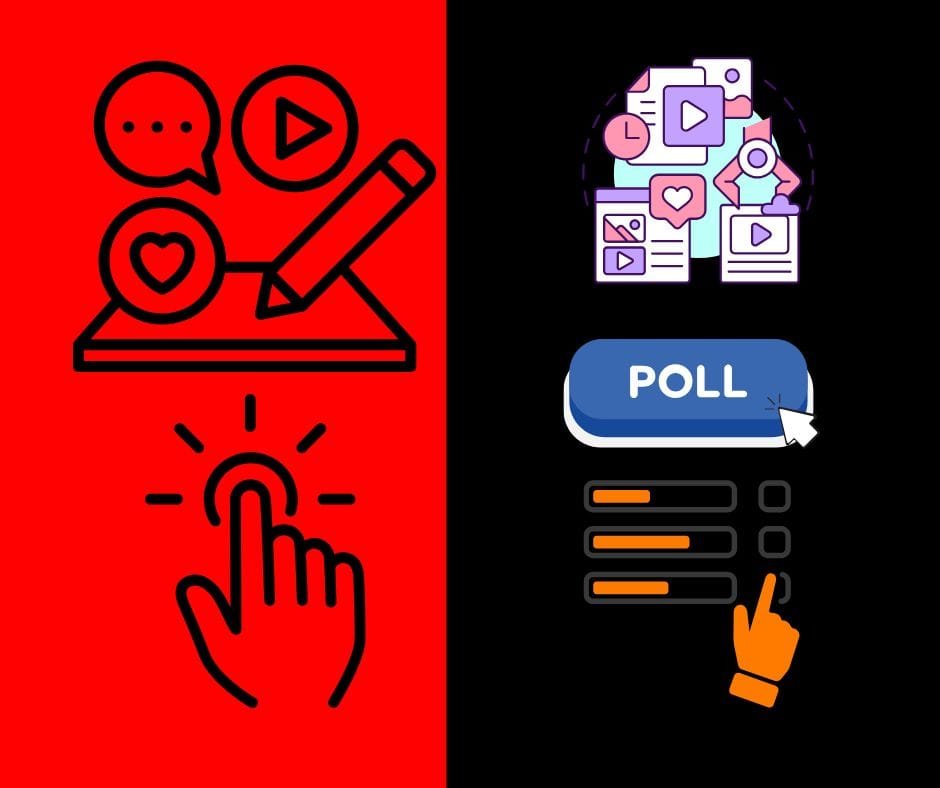 Interactive Content like Polls 